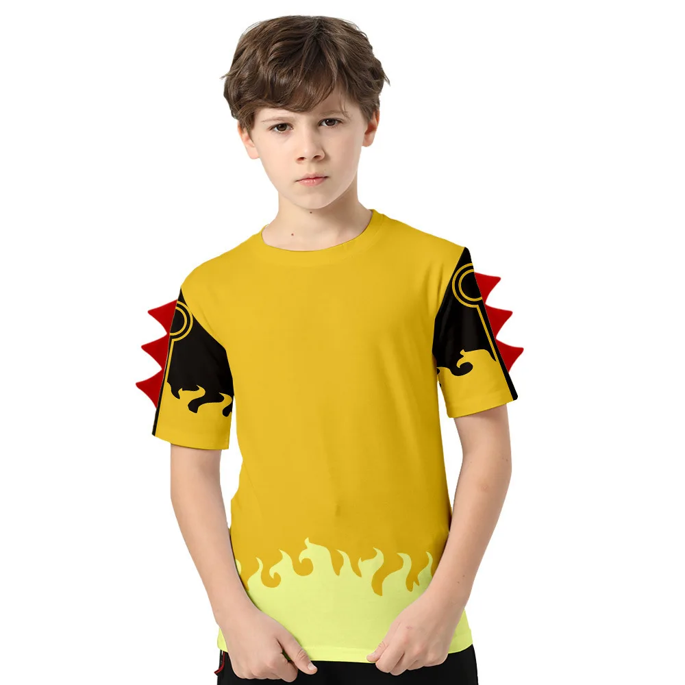 Детская футболка для мальчиков с японским Аниме Haikyuu костюм косплея летняя