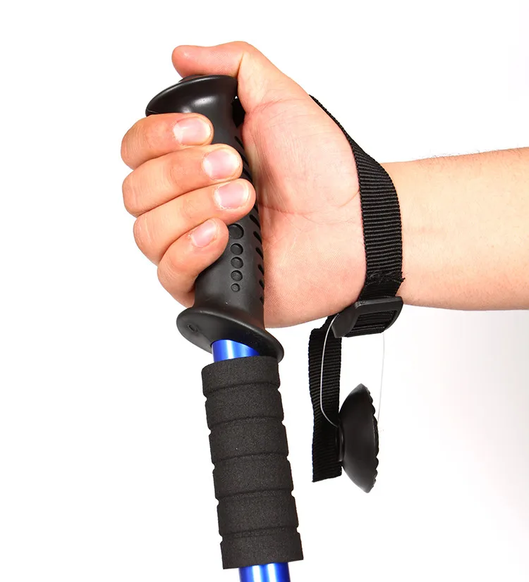 

Anti Shock Hiking Walking Trekking Trail Poles Stick Adjustable Canes 4-Sections Camping Outdoor Survival Walking Stick