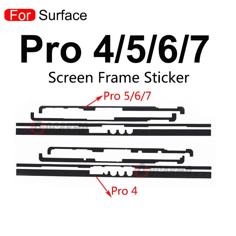 5 шт./лот для Microsoft Surface Pro 3 4 6 7 Pro4 Pro5 Pro6 Pro7 клейкая рамка ЖК-дисплея лента |