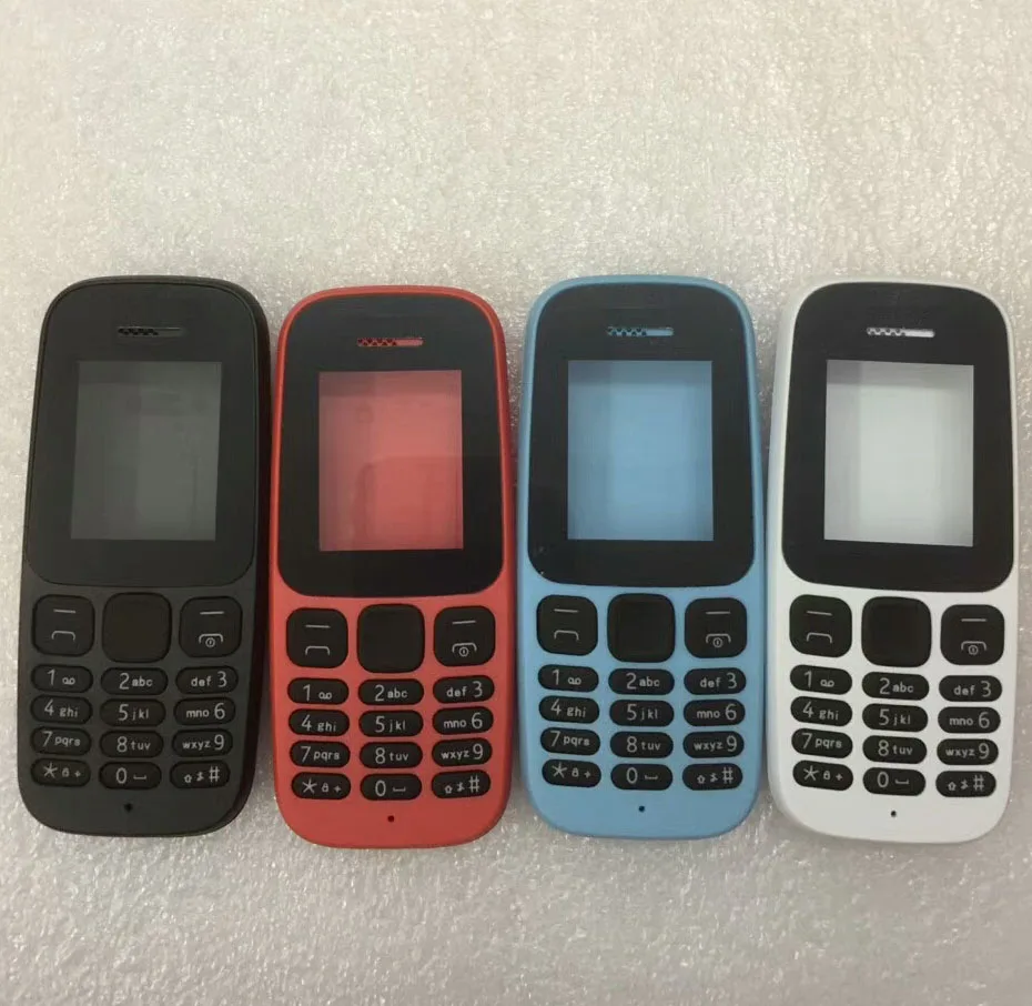Новый чехол для корпуса телефона + английская клавиатура Nokia 105 2017 TA 1010|Корпусы и