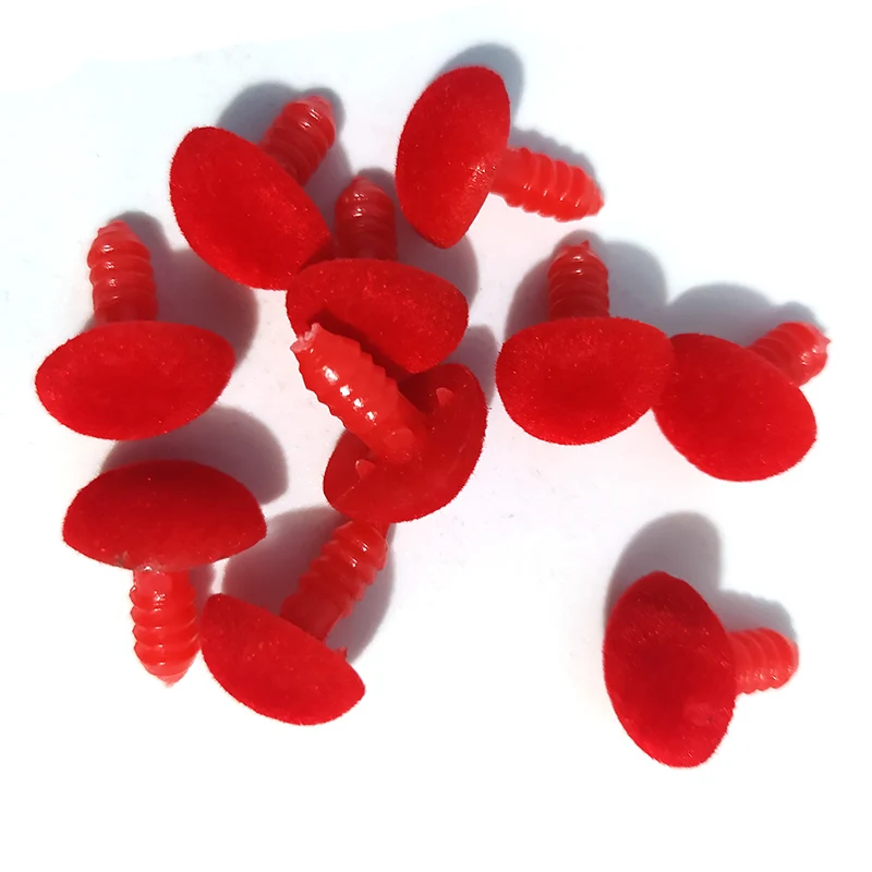 

10PCS Plastic Velvet Triangle Safety Eye Nose Puppet Doll Bear Animal Mini Toy Plush Stuffed DIY Handmade Accessories