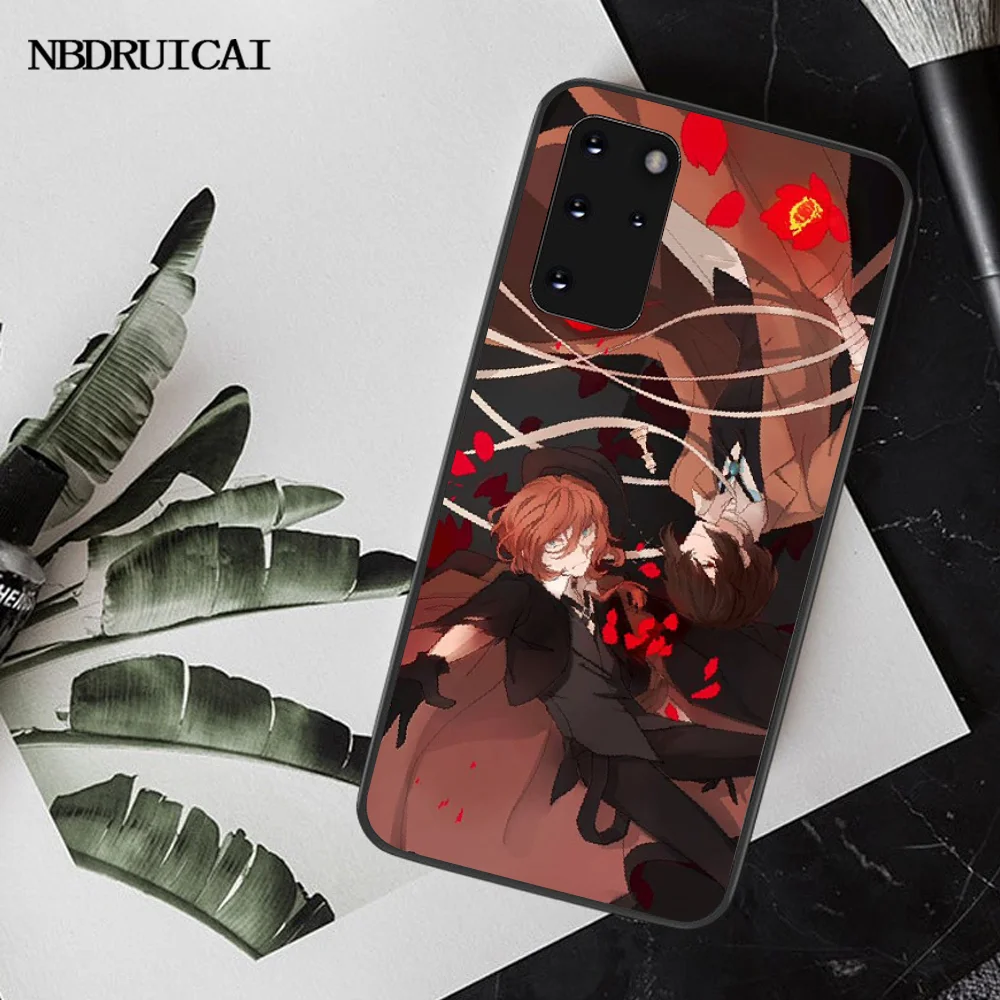 NBDRUICAI bungou бродячие собаки дазай Осаму чехол для телефона Samsung S20 plus Ultra S6 S7 edge S8 S9 S10