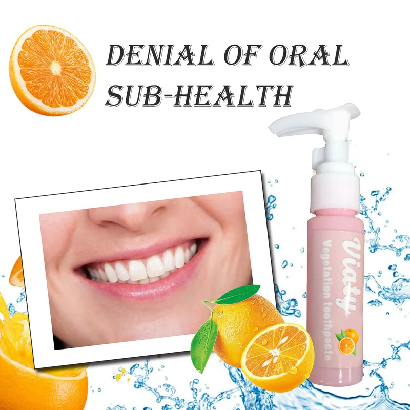 

Wholesale Portable Stain Remover Whitening Toothpaste Anti Bleeding Gums Press Type Fresh Toothpaste M3