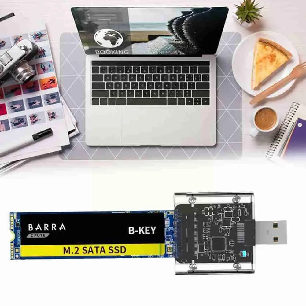 

External Closure Hard Disk Case PC M2 SSD Case M.2 1 Enclosure 5Gbps High-speed To SSD Gen USB3.0 M.2 For SATA K6I4
