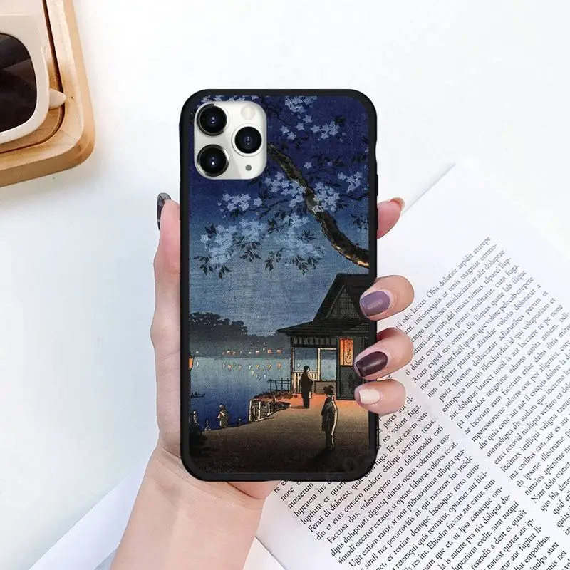 

Ukiyo-e Tokyo Japanese Art Phone Cases for iPhone 11 12 pro XS MAX 8 7 6 6S Plus X 5S SE 2020 XR Luxury brand shell funda coque