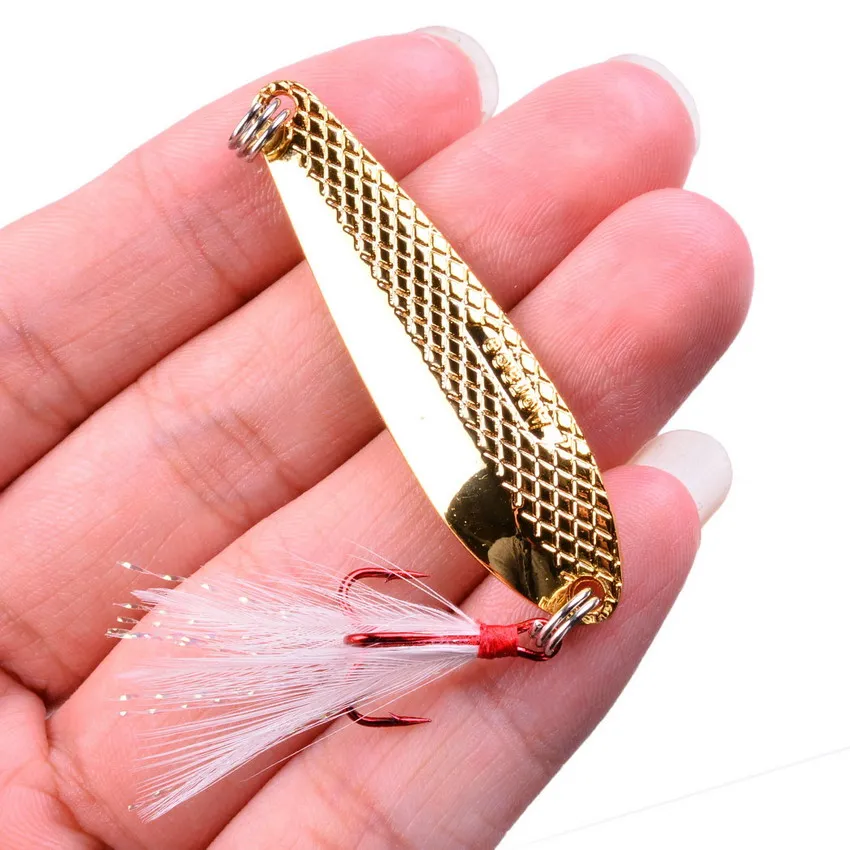 1 шт. металлическая форель ложка рыболовные приманки воблеры Спиннер