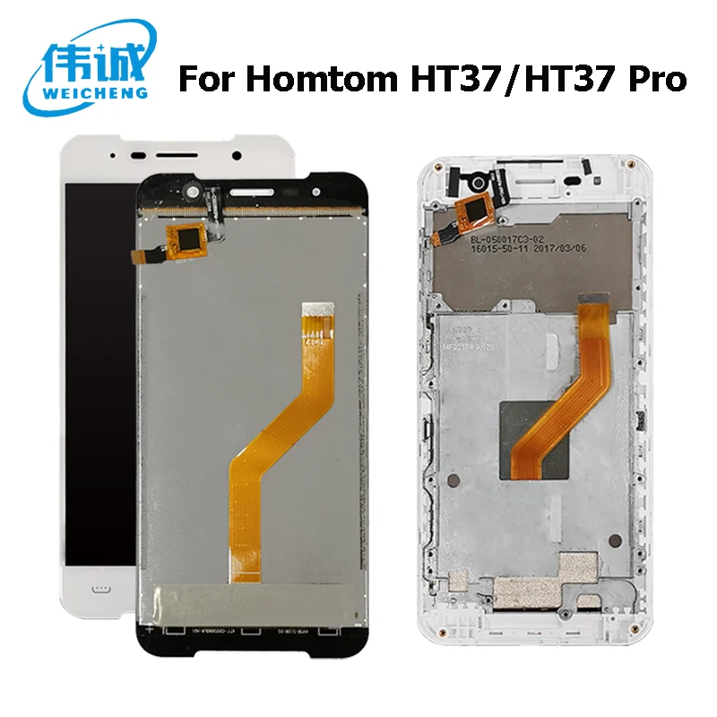 Для Homtom Ht37 ЖК-дисплей Дисплей и тп кодирующий преобразователь сенсорного экрана