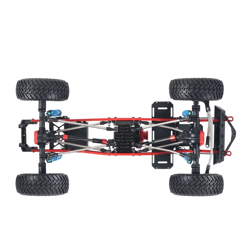 313 мм Колесная база в сборе рама шасси обратная вращения для 1/10 RC Гусеничный