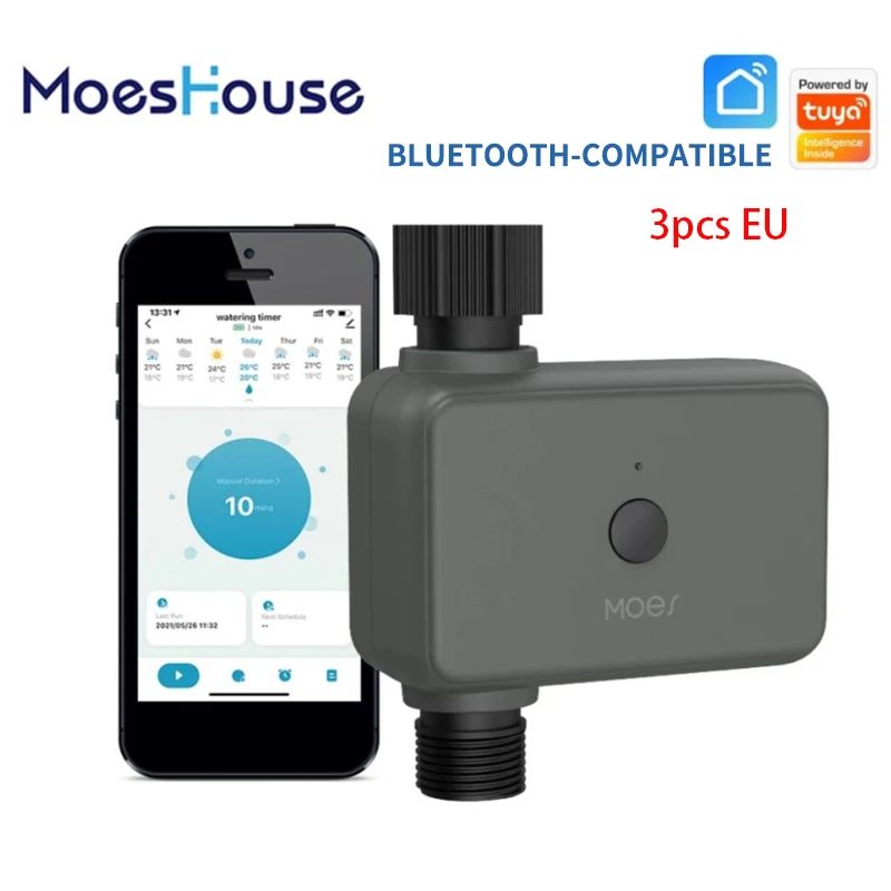 

Таймер для полива сада Tuya, умный автоматический контроллер капельного орошения с клапаном, 2021NEW