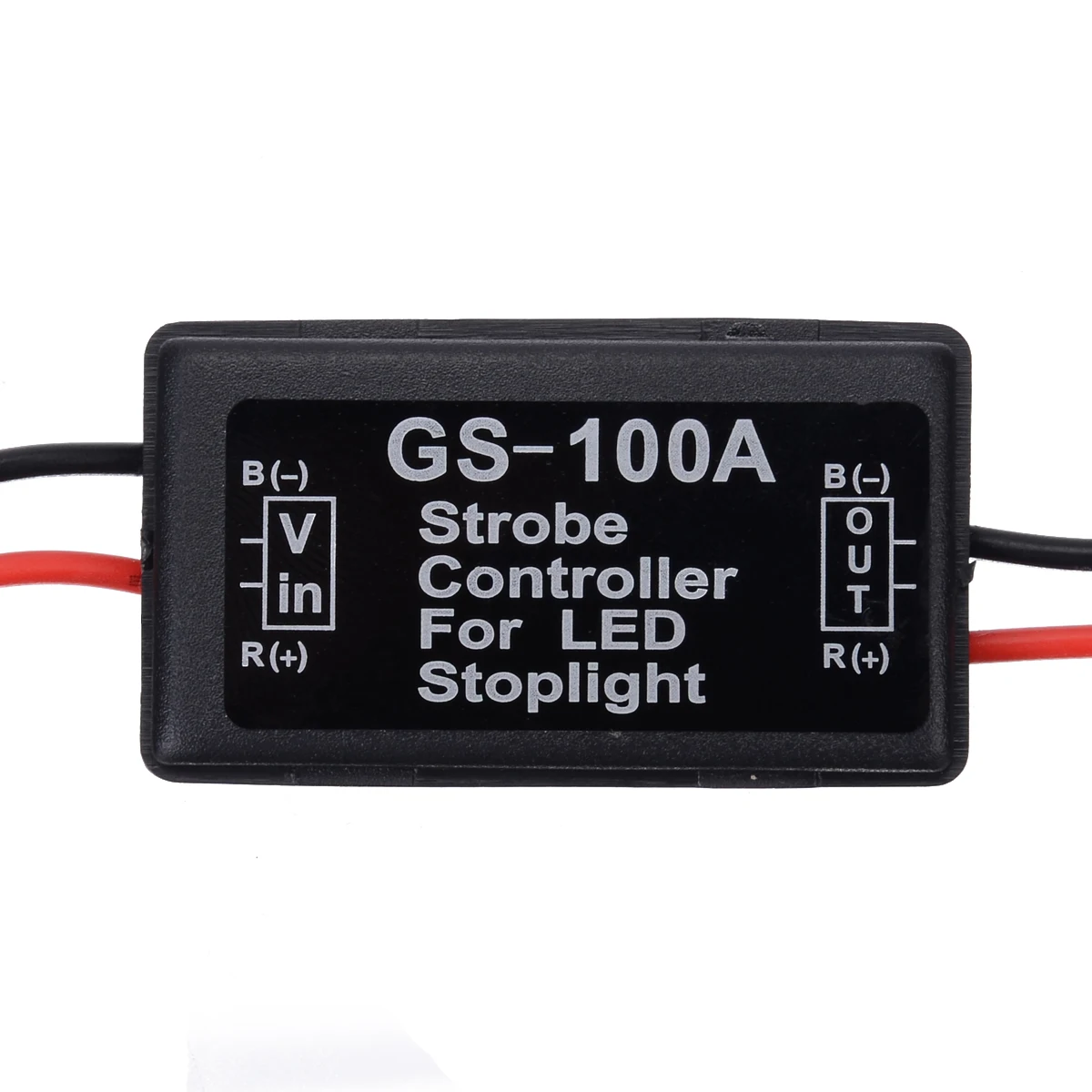 

Mayitr 1pc GS-100A Flasher Module Box Waterproof Flash Strobe Controller for LED Brake Stop Light Lamp
