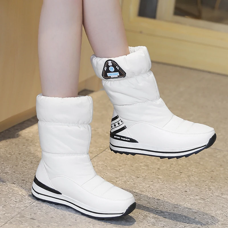 Женские зимние сапоги водонепроницаемые на толстом меху размер 34-40 | Обувь