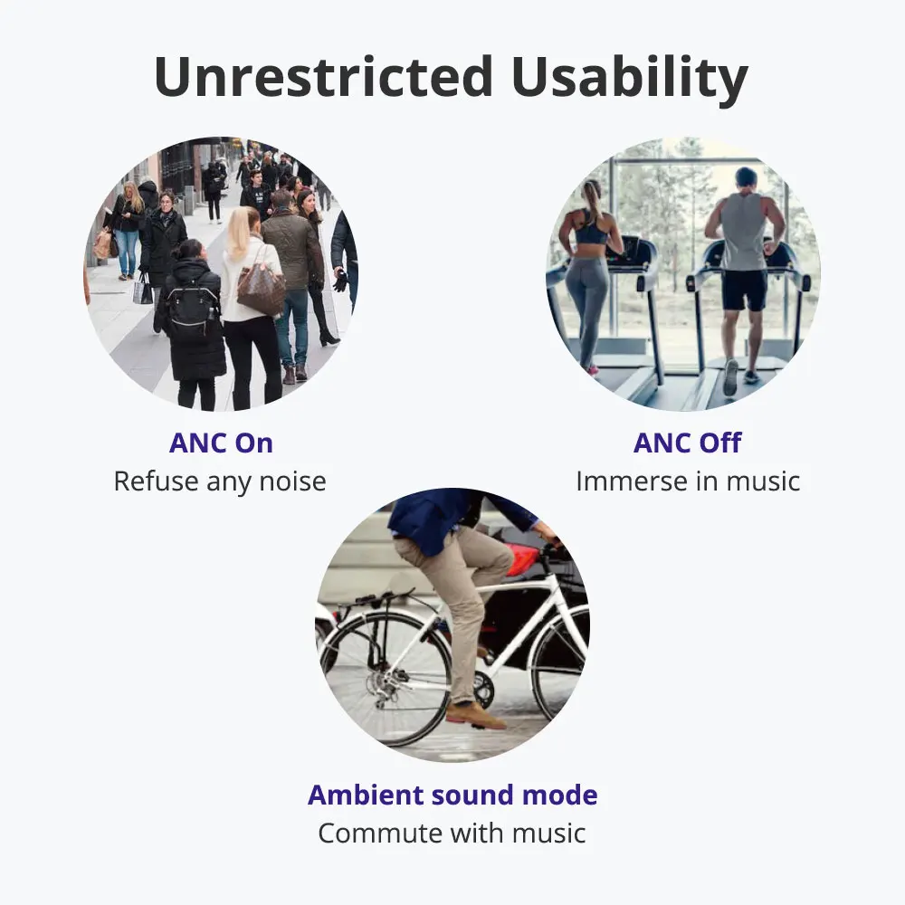 Tronsmart Apollo Bold активный Шум шумоподавления наушники вкладыши TWS с ANC вкл/выкл режим