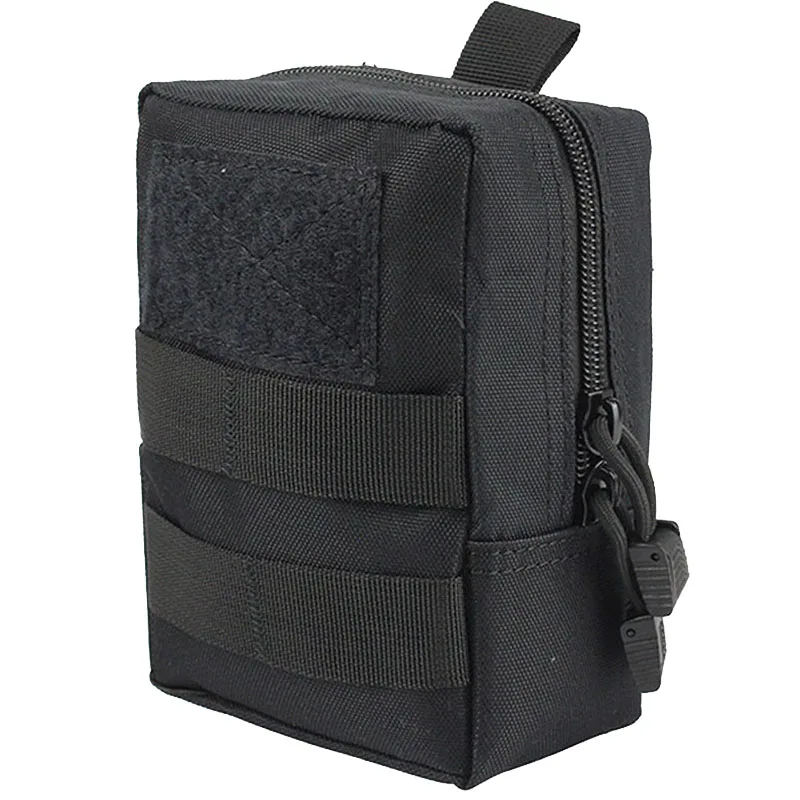 2-Black Тактическая поясная Сумка Molle, сумка, военная поясная сумка, утилита, EDC, сумка для передач, гаджет, разделитель, органайзер, хранилище - Color: 2-Black
