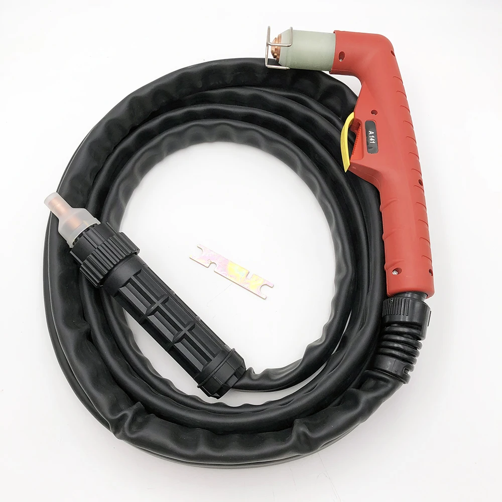 5Meters 16feet HF Pilot Arc A141 LT141 LTM 141-A Manual Plasma Torch Air-cooled Plasma Cutting Machine With Central Connector
