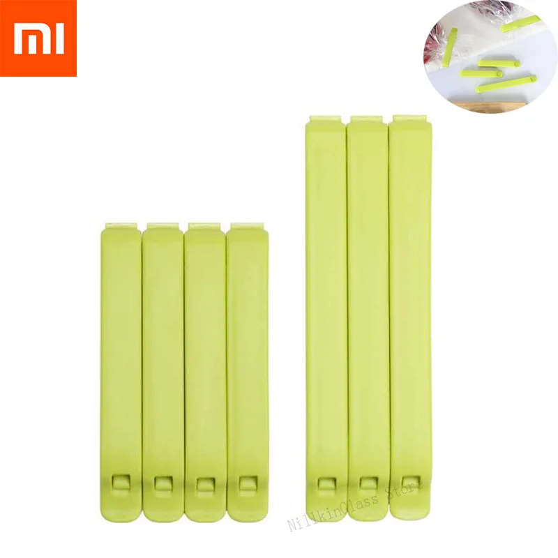 Xiaomi Mijia пищевая свежая герметичная клипса для чая влагостойкая герметичная пластиковая клипса для мешка для закусок устройство для запечатывания сухого молока