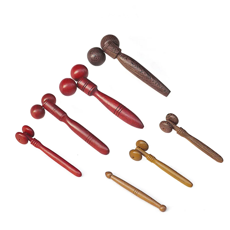 Массажер гуаша из палисандра для кожи вокруг глаз мини массажер удаления морщин