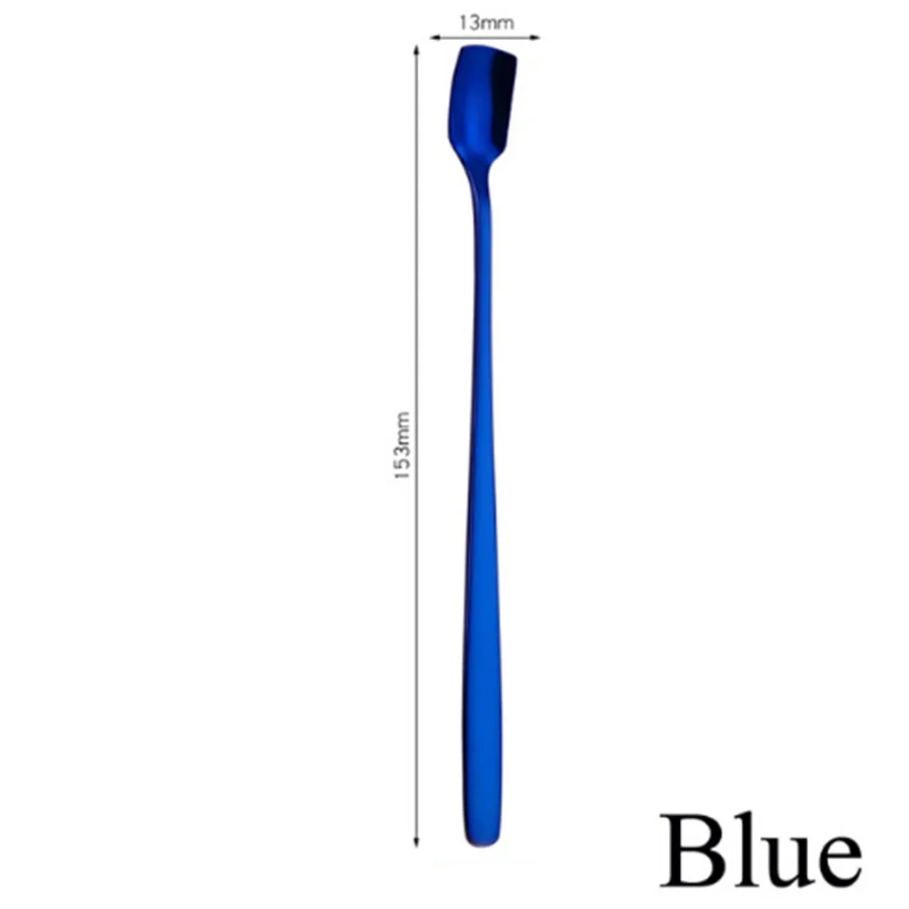 Столовые приборы из нержавеющей стали радужного цвета|Ложки| |