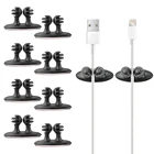 8 шт., настенные зажимы-клипсы для кабелей USB