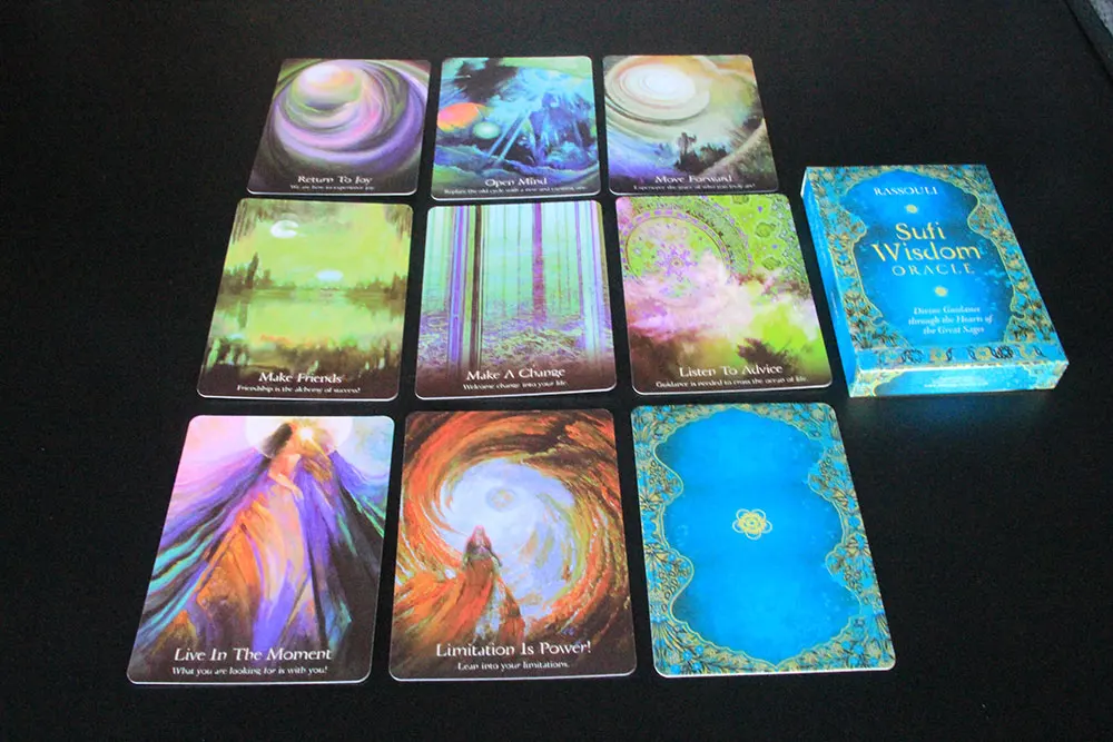 

Oracle Tarot Cards of Sufi Wisdom Divination Fate Oracle Party Deck Board Game Funny Playing Card