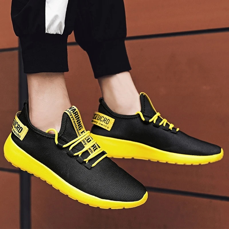 

Lightweight Running Shoes Men Breathable Brand Rubber Platform Zapatillas Hombre For Jogging Sport Shoes Size 46 Sneakers Homme