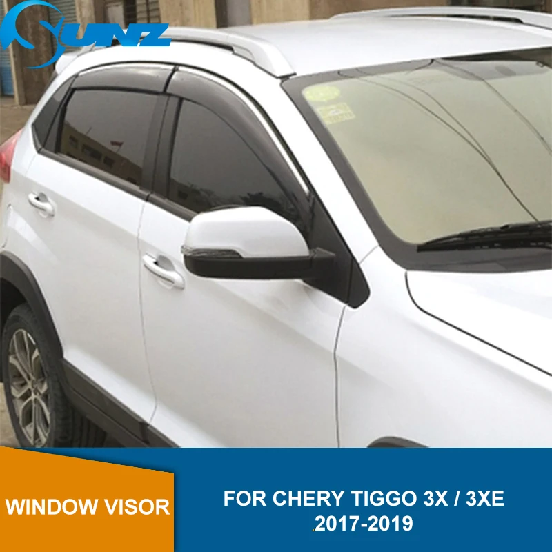 Дефлекторы боковых окон для автомобиля CHERY Tiggo 3x / 3XE 2017 2018 2019 тенты от солнца