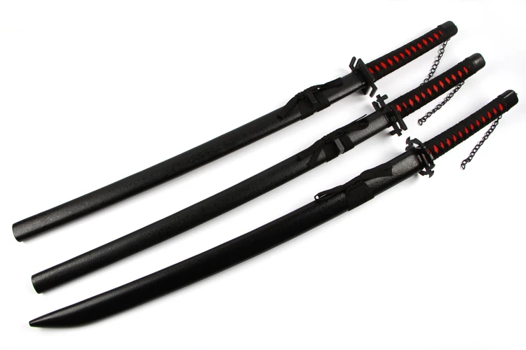 [Забавные] 100 см Косплэй Аниме Bleach оружие Блич Ичиго Куросаки Tensa Zangetsu Zanpakuto
