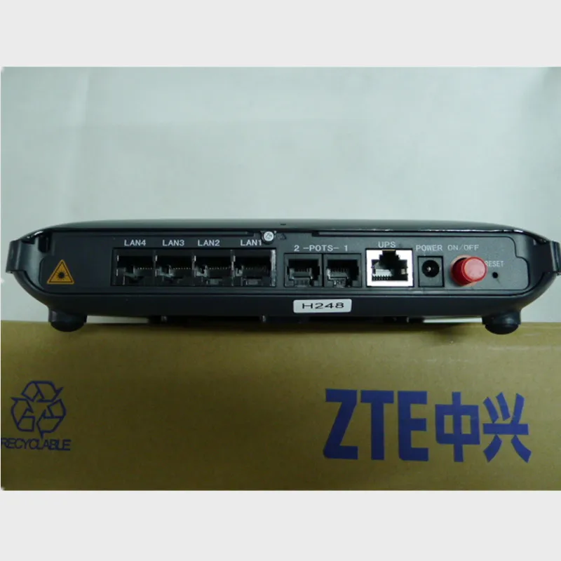 Оптическая сеть Z TE ZXA10 F620 GPON ONU с 4 портами ethernet 2 голосовыми и входом