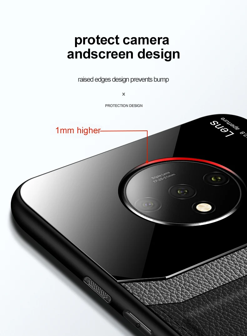Чехол для Oneplus 7 T Pro Силиконовый противоударный бампер из искусственной кожи плексиглас задняя крышка для Oneplus One plus 6 6T 7 T pro Чехол Для Телефона