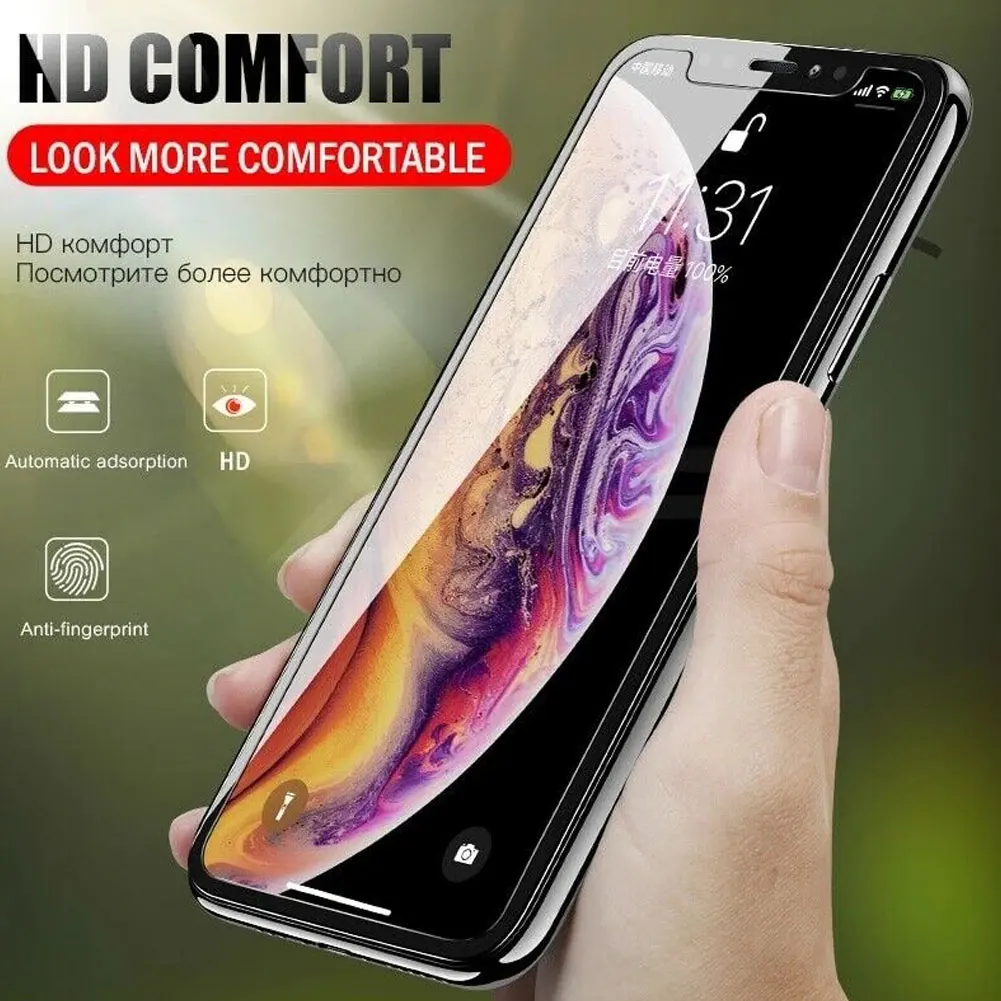 3 шт Стекло экрана защиты против царапин покрытие телефона пленка для смартфона
