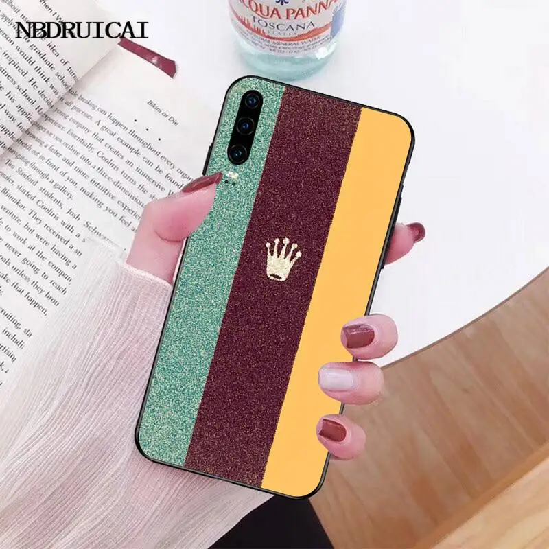 

PENGHUWAN Rolex Logo Luxury Unique Design Phone Cover for Huawei Honor 20 10 9 8 8x 8c 9x 7c 7a Lite view