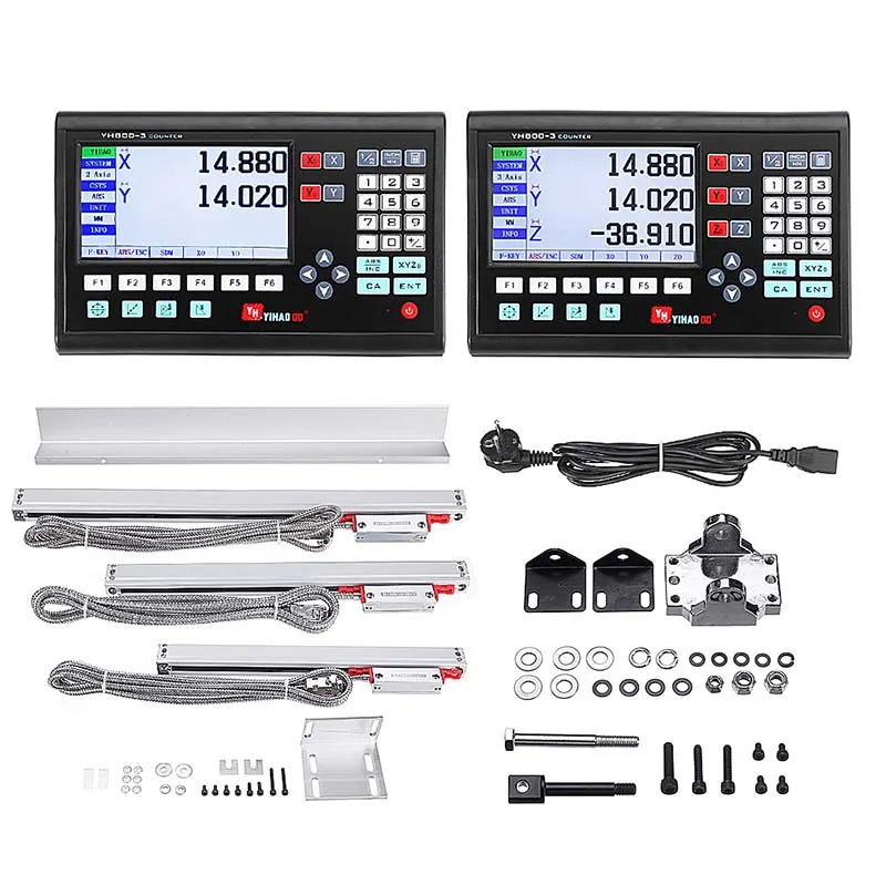 ЖК дисплей 2/3 осевая решетка CNC фрезерный цифровой индикации DRO/KA300 5 м TTL 70 970 мм