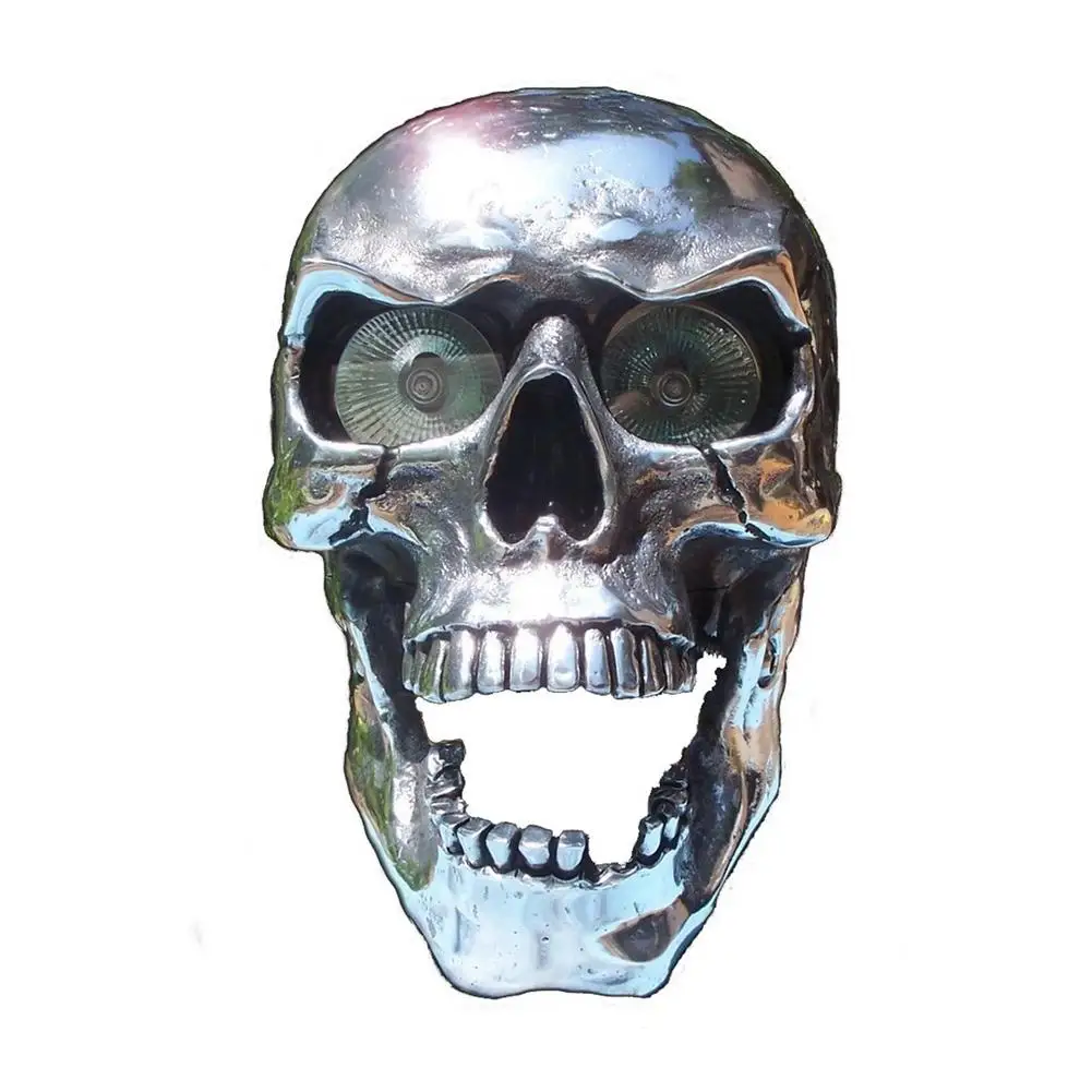 

Skull Light For Motorcycle Halloween Skull Lights Novel Skull Halloween Decoration Led Headlight For Motorcycle Resin Durable Lo