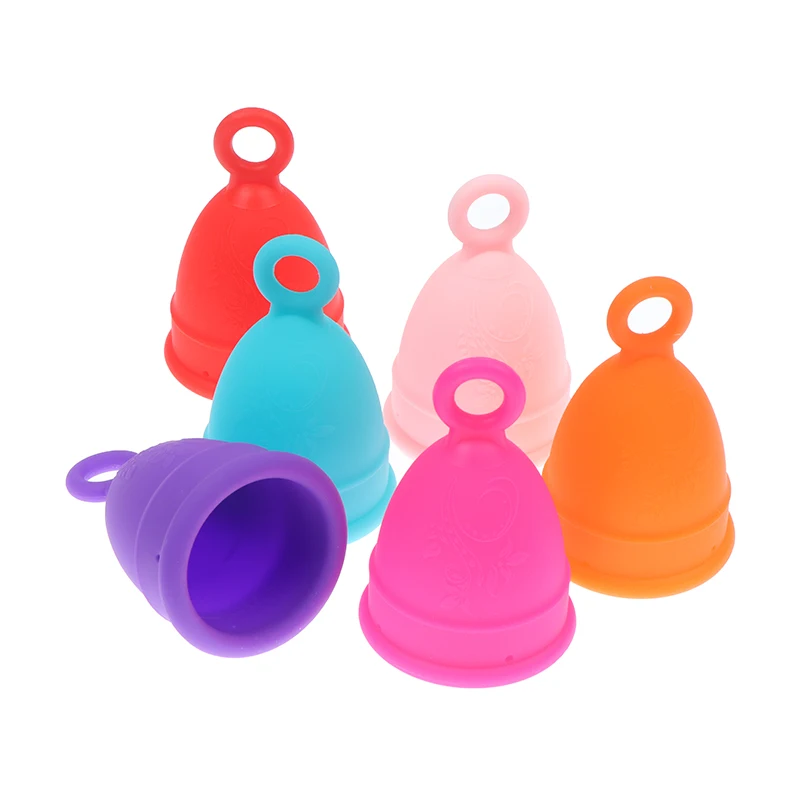 

1PCS Medical Silicone Menstrual Cup For Women Silicone Cup Clean Menstrual Period Cup Lady Menstrual Collector Hygiene Care
