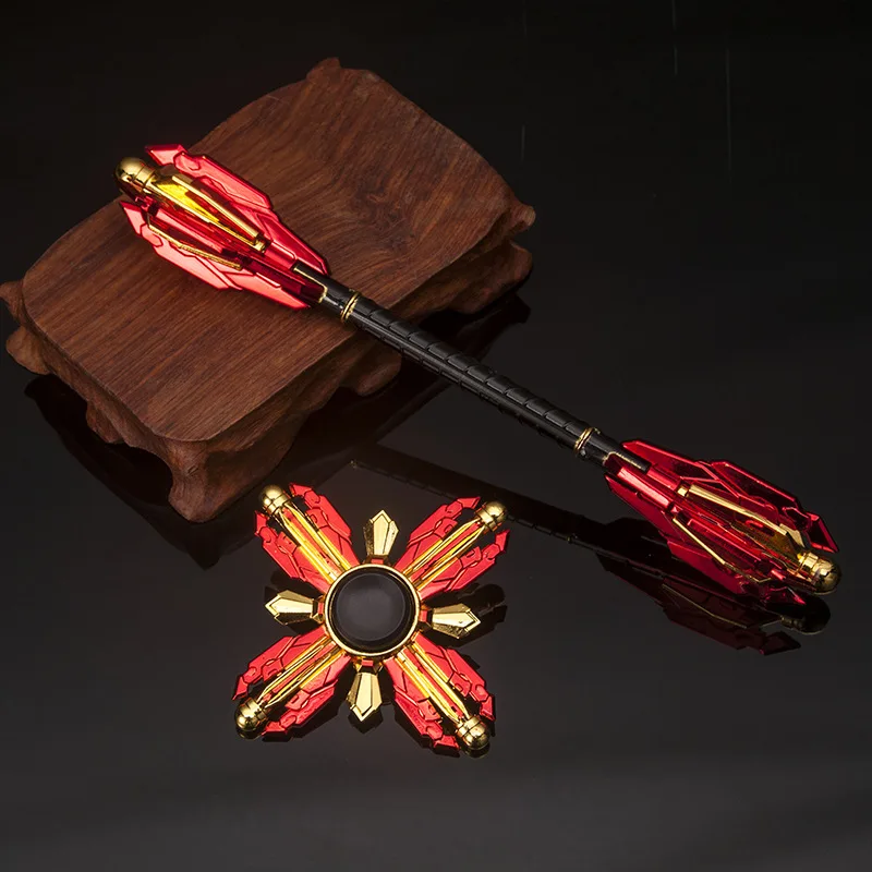 

Game Statue surrounding Monkey King Weapon Model Full Metal Crafts Ornaments Figurines For Interior Living Room Decoration