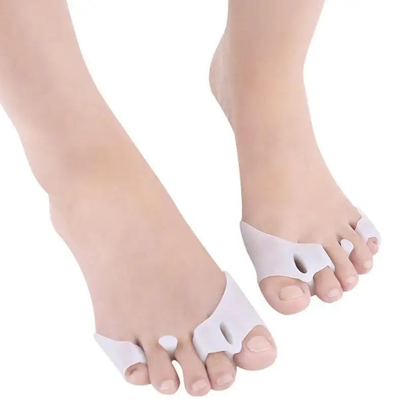 

New Silicone Toe Separator Hallux Valgus Corrector Elastic Correction Hallux Pad Toe Separator Orthopedic Valgus Nylon Prot Z5N0