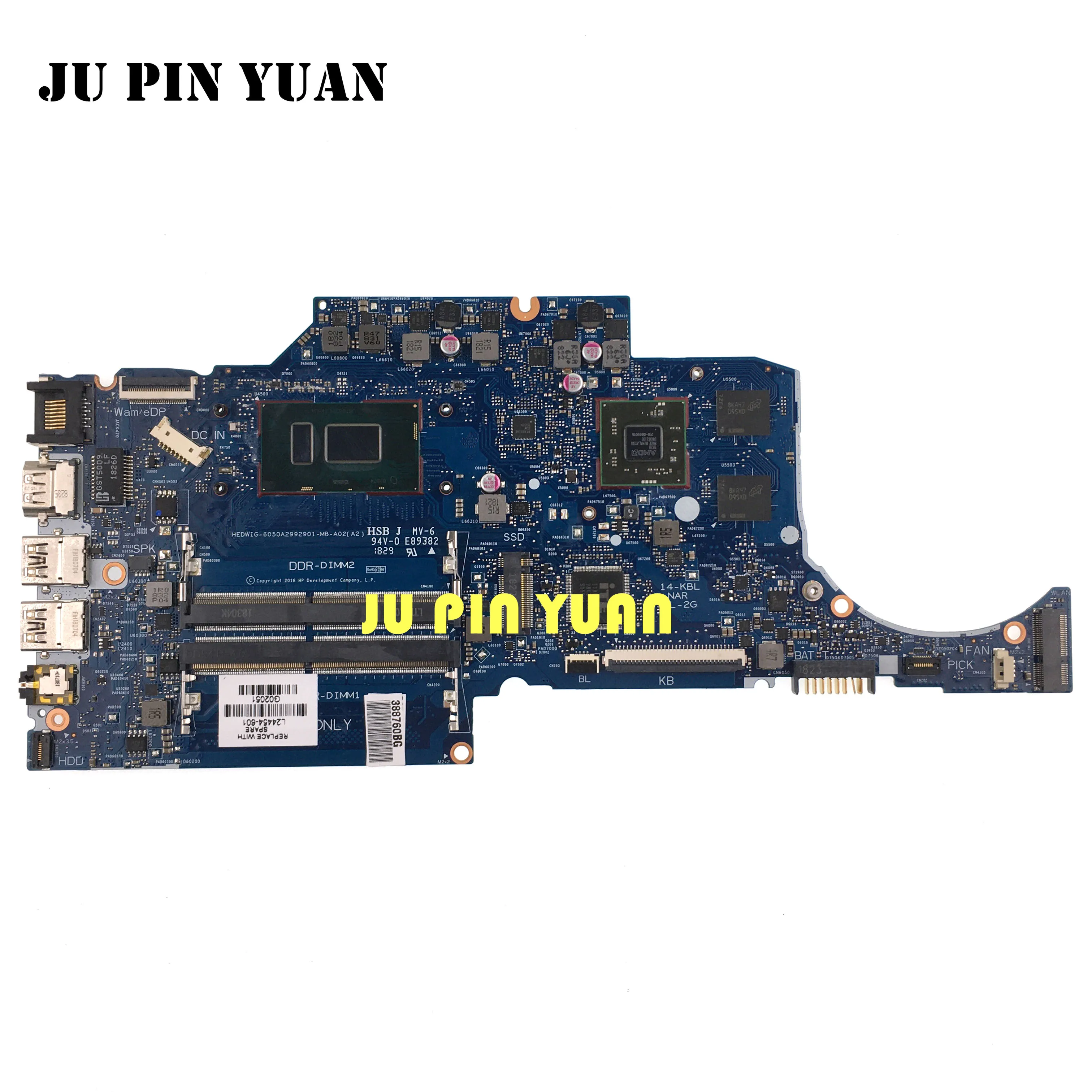 

L24454-601 L24454-001 laptop Motherboard FOR HP Laptop 14s-cf with i5-8250U 100% fully tested ok