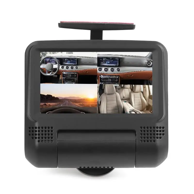 Многофункциональный видеорегистратор 1080 P gps детектор вращающийся на 360 градусов