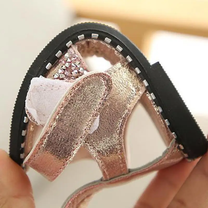 Сандалии в римском стиле для девочек пляжные сандалии с открытым носком и