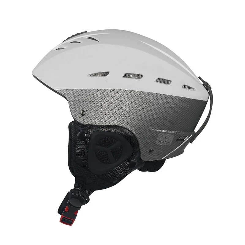 Профессиональный лыжный шлем ABS + EPS материал унисекс теплый ветрозащитный