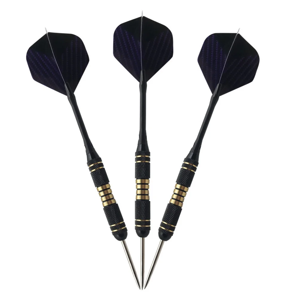 

1 Set 22g Professional Darts Pin-Type Darts Portable Needle Tipped Darts Flights Darts for Sports Events (Purple)