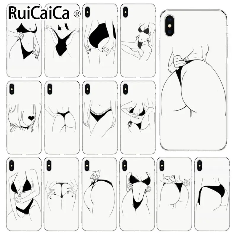 Ruicaica/пикантные соблазнительные женские стринги с рисунком линии новинка чехол