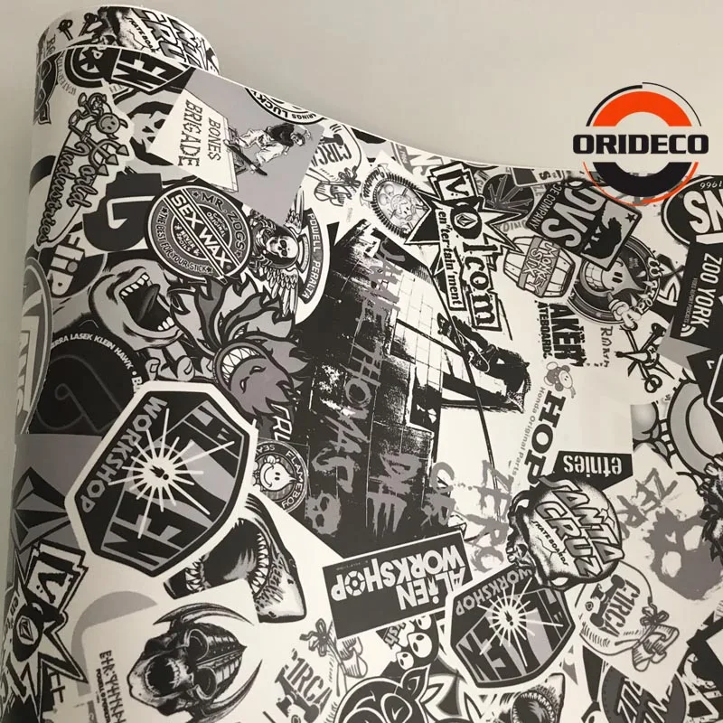 

Виниловая пленка с граффити JDM, 10/20/30/40/50x152см