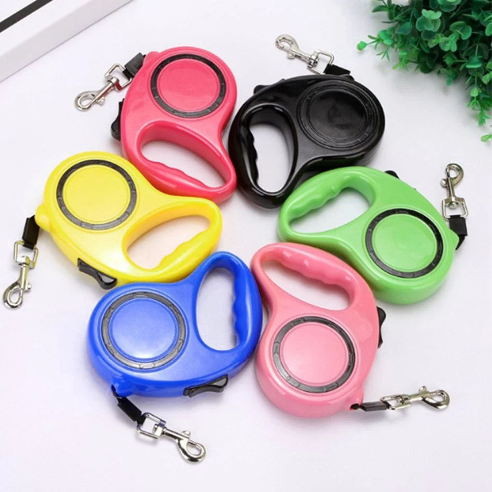 Автоматический поводок для собак телескопическая Пряжка из сплава 3 м 5 | Дом и сад