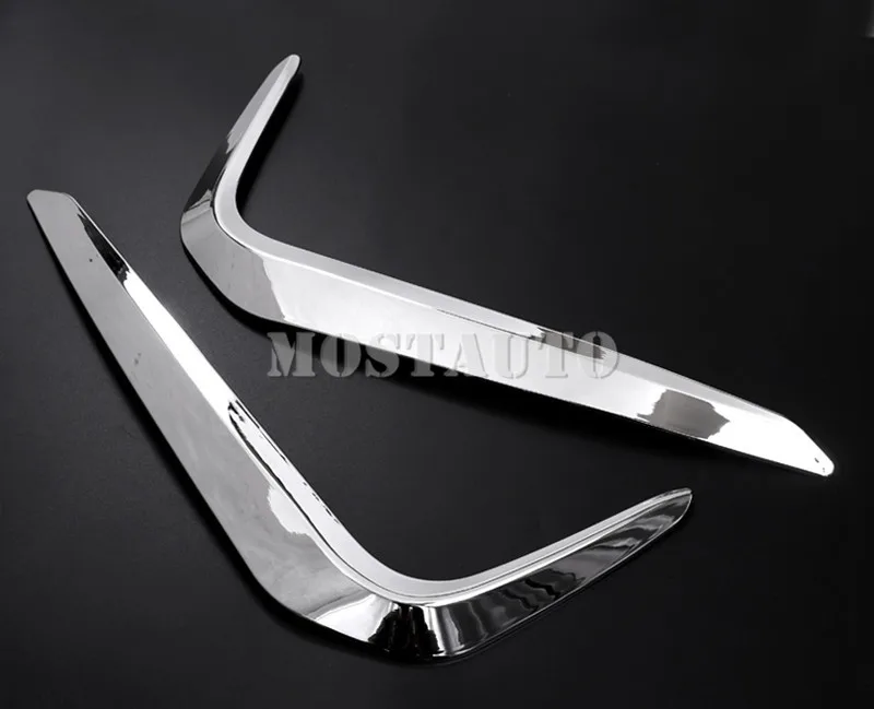 2 шт. хромированные насветильник ДКИ на передний бампер для BMW 5 серии G30 2017