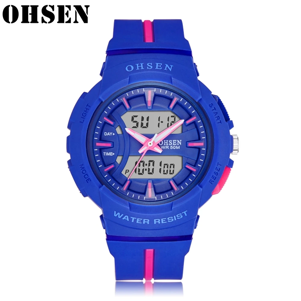 

NEW OHSEN Fashion Sport Watch Men Quartz Top Brand Luxury Military Relogio Masculino Wrist Watches Man Clock Casual Wristwatch
