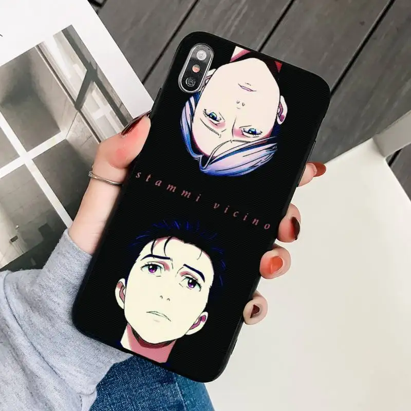 

Yuri on ice history maker Phone Case Black Cover For IphoneX XS 11 12 11/12Pro Max 5 5s SE 6 6s 7 8 Plus SE2020 Cases