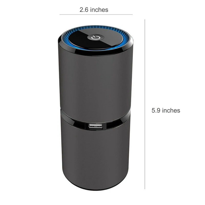 Автомобильный ионизатор очиститель воздуха освежитель PM2.5 от пыли для