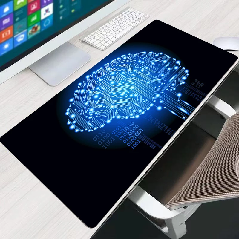 

Matrix Binary Code Mouse pad gaming accessories speed keyboard desk mat mini pc non-slip office desktop gamer keyboard mousepad