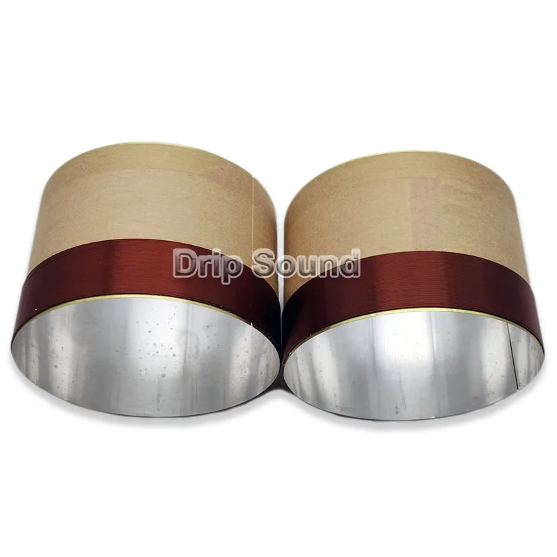 2 шт. 100 мм ядер 8ohm Бас Звуковая катушка ASV белый алюминиевый НЧ динамик звуковой