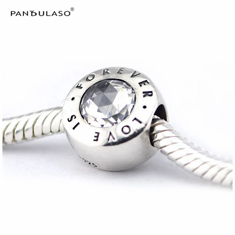 

Love Is Forever Beads For Jewelry Making Woman DIY Charms Fits Original Bracelets 925 Sterling Silver Jewelry Bead